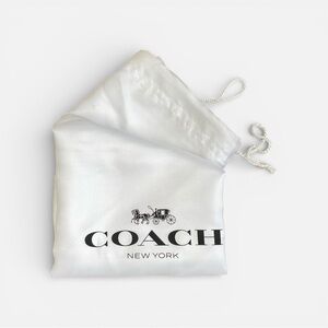 #3011 Coach White Dust Bag